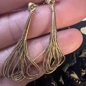 Liquid gold filled Heishi Navajo handcrafted earrings